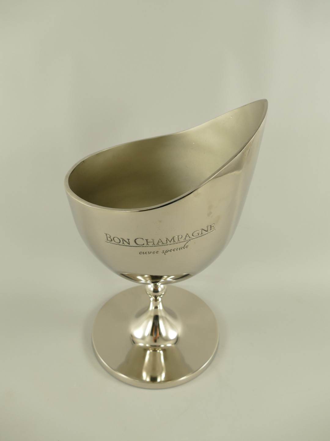 Weinkühler Sektkühler Alu vernickelt H.39x23cm