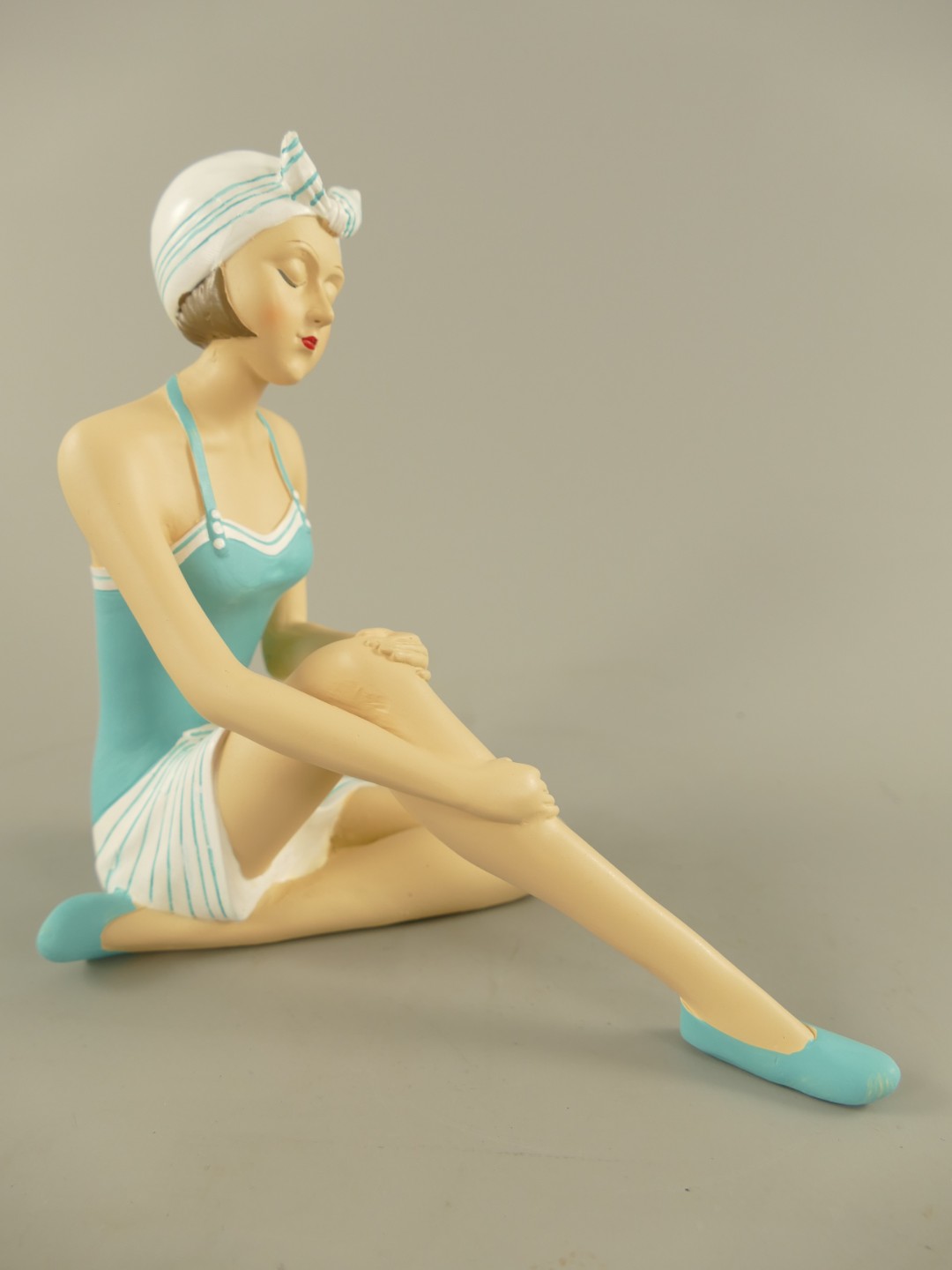 Badepuppe Polystein farbe H.16cm