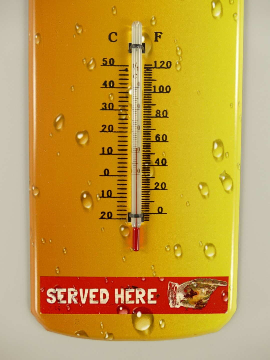 Thermometer Eisen Drink Good Beer H.45x13cm