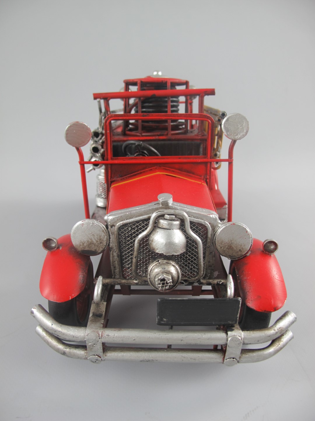 Feuerwehrwagen Antik Eisen L.36x17cm