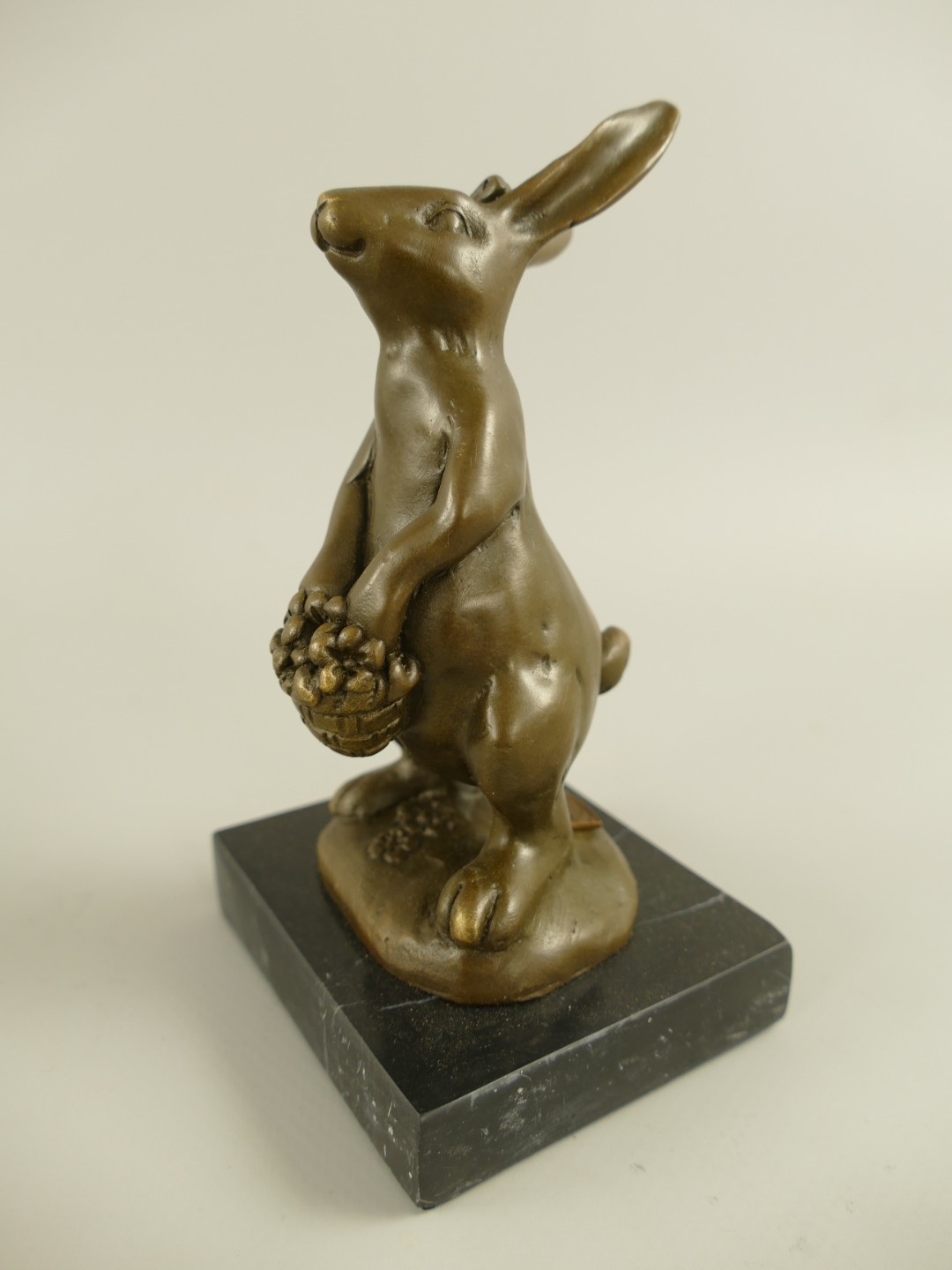 Figur Bronze HASEN H.14x8x7cm