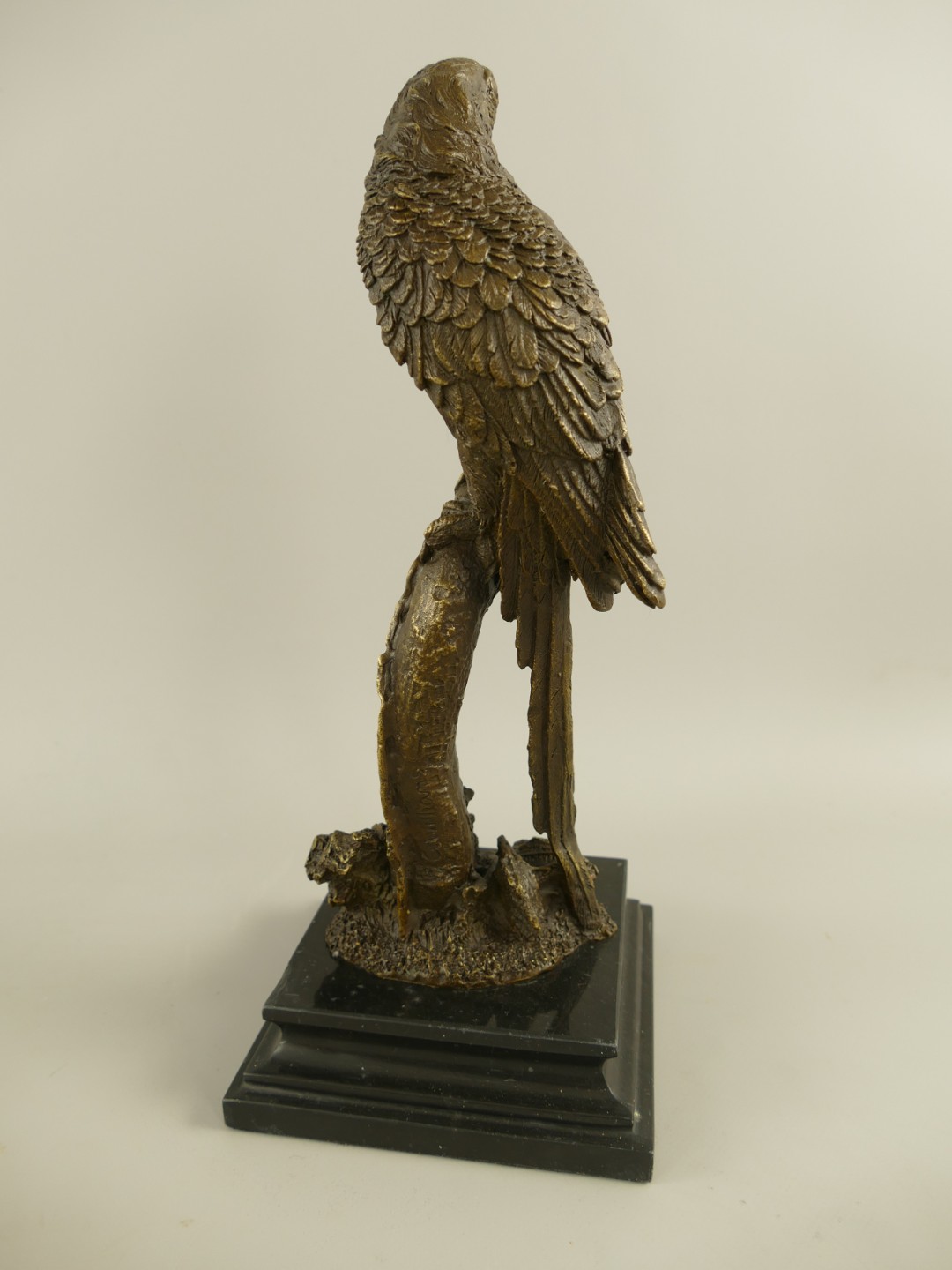 Figur Bronze Papageien H.33x14x14cm