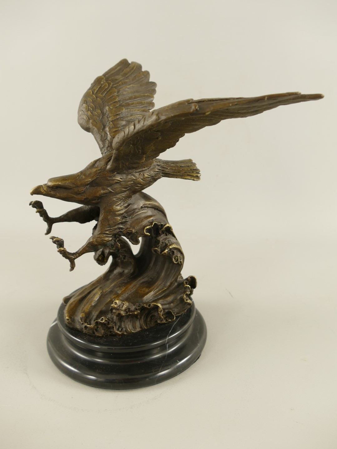 *RAUS*PREIS* Figur Bronze Adler H.28x25cm