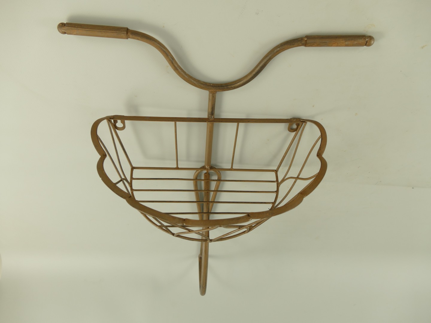 Wandblumenhanger FAHRRAD rustikal braun H.56cm