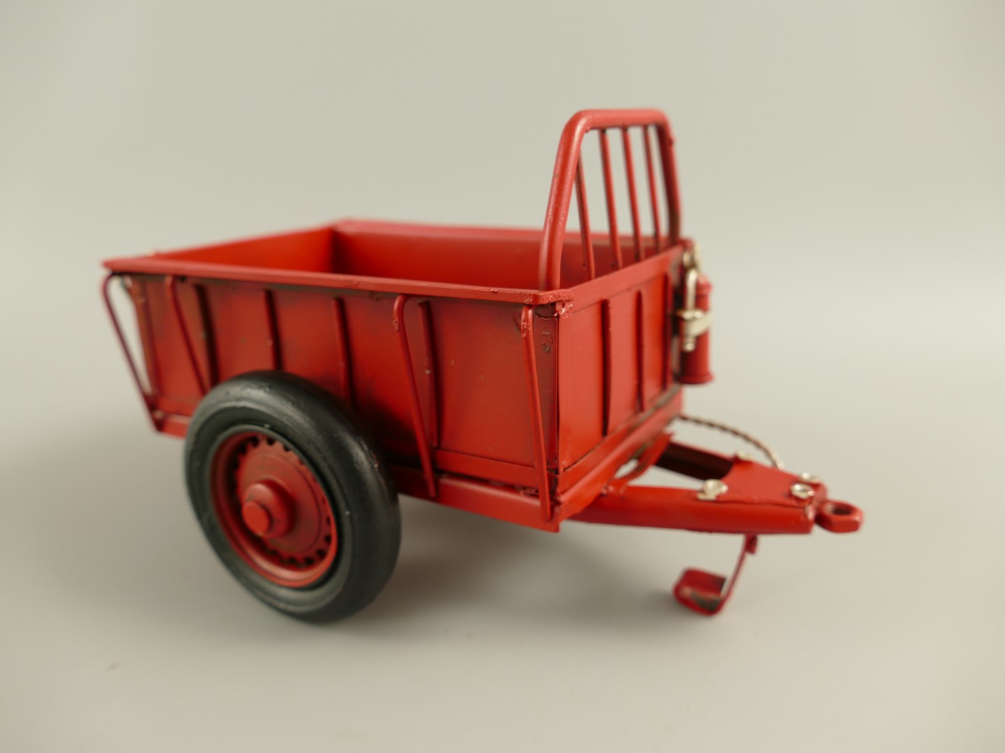 Traktor mit anhänger Antik Eisen L.32x10cm