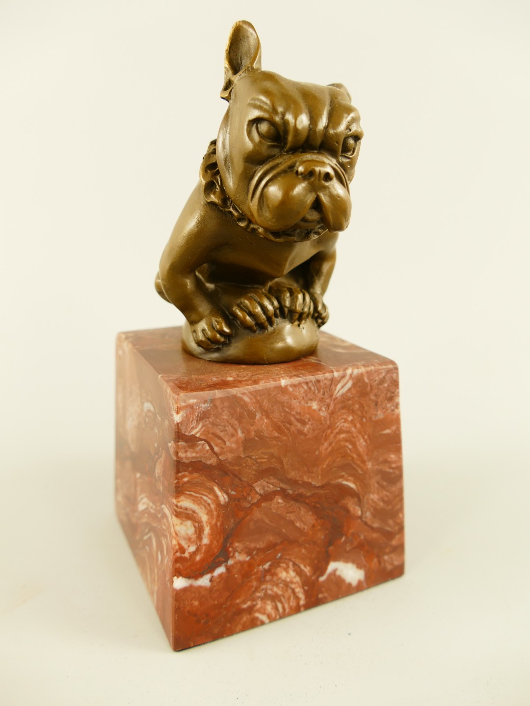 Figur Bronze Hund H.16x8cm
