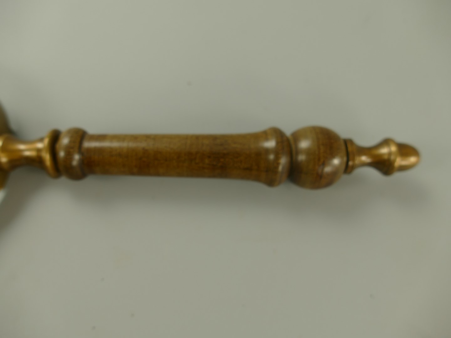 Brieföffner/Lupe brüniert liegend ständer L.24cm