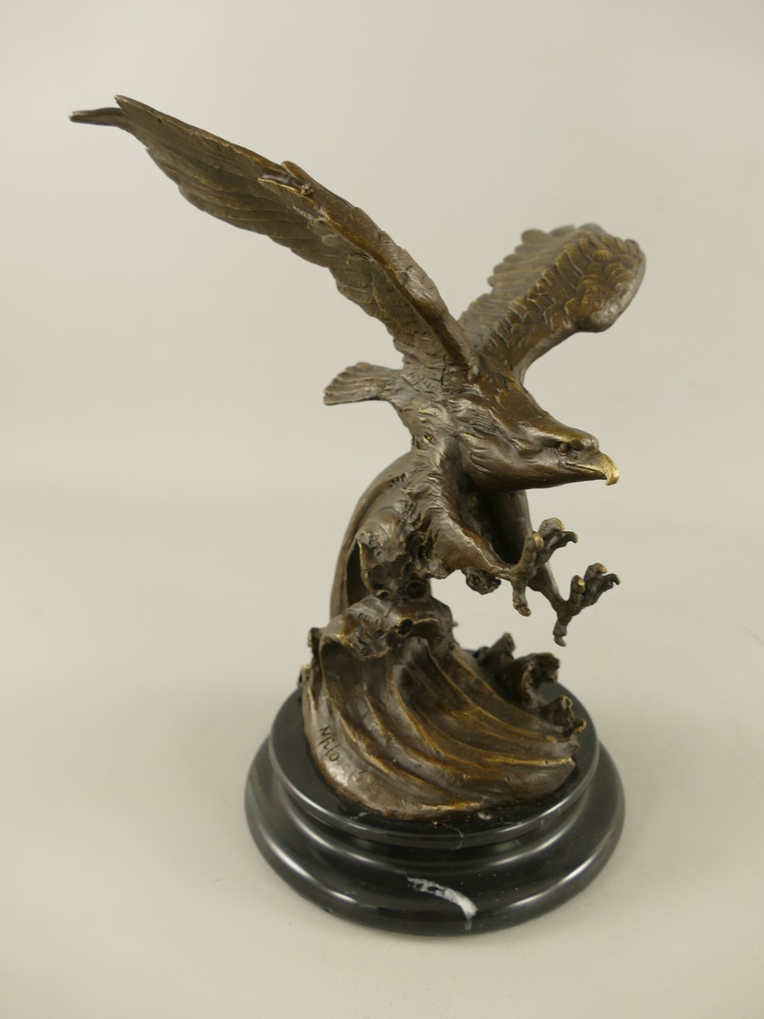 *RAUS*PREIS* Figur Bronze Adler H.28x25cm