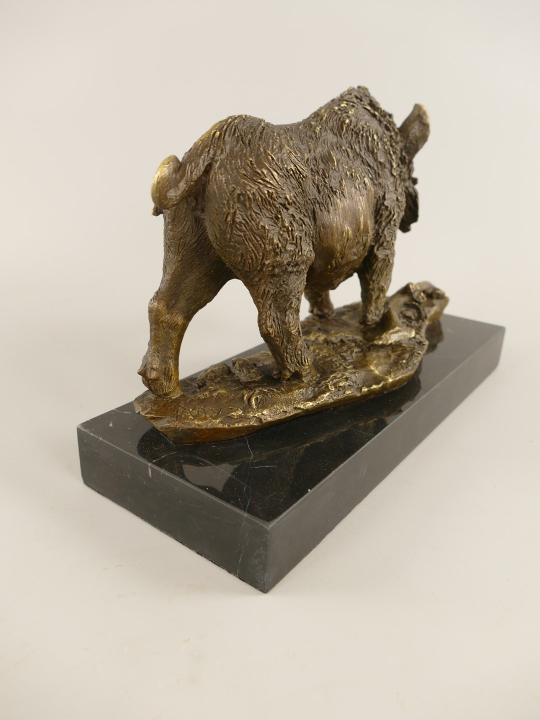 Figur Bronze Wildschwein H.17x20cm