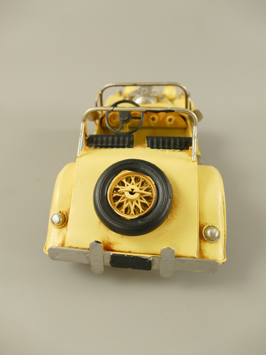 Auto Antik Eisen gelb L.28cm