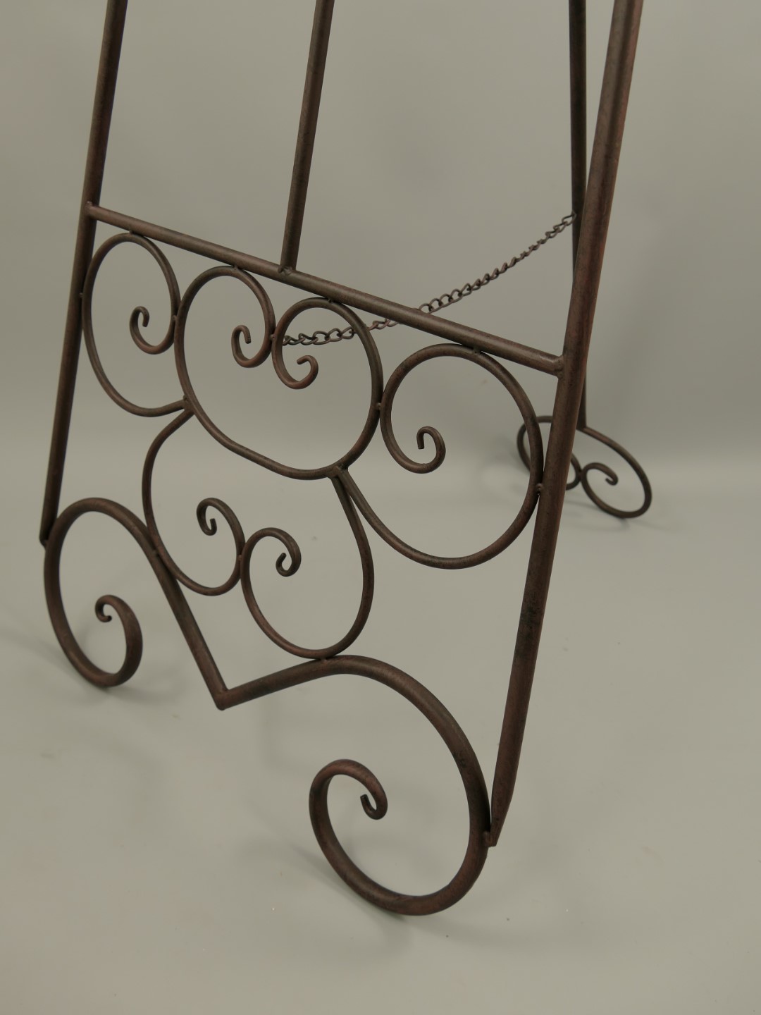(*)Staffelei Eisen antikbraun H.152x48cm