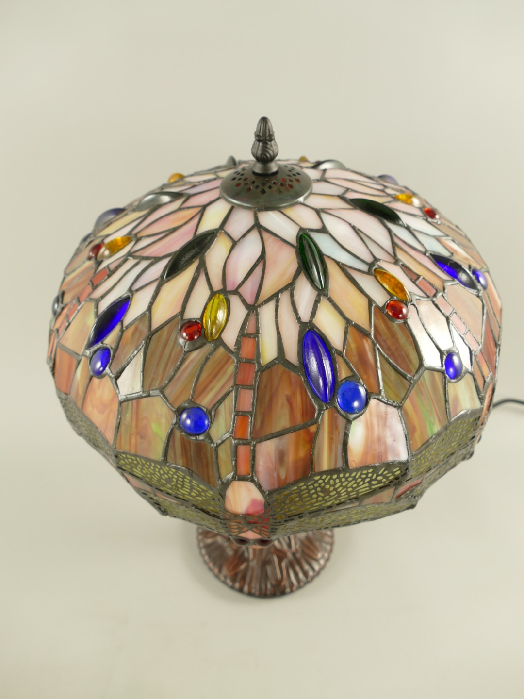 Lampe Tiffany fassung E27 H.46cm