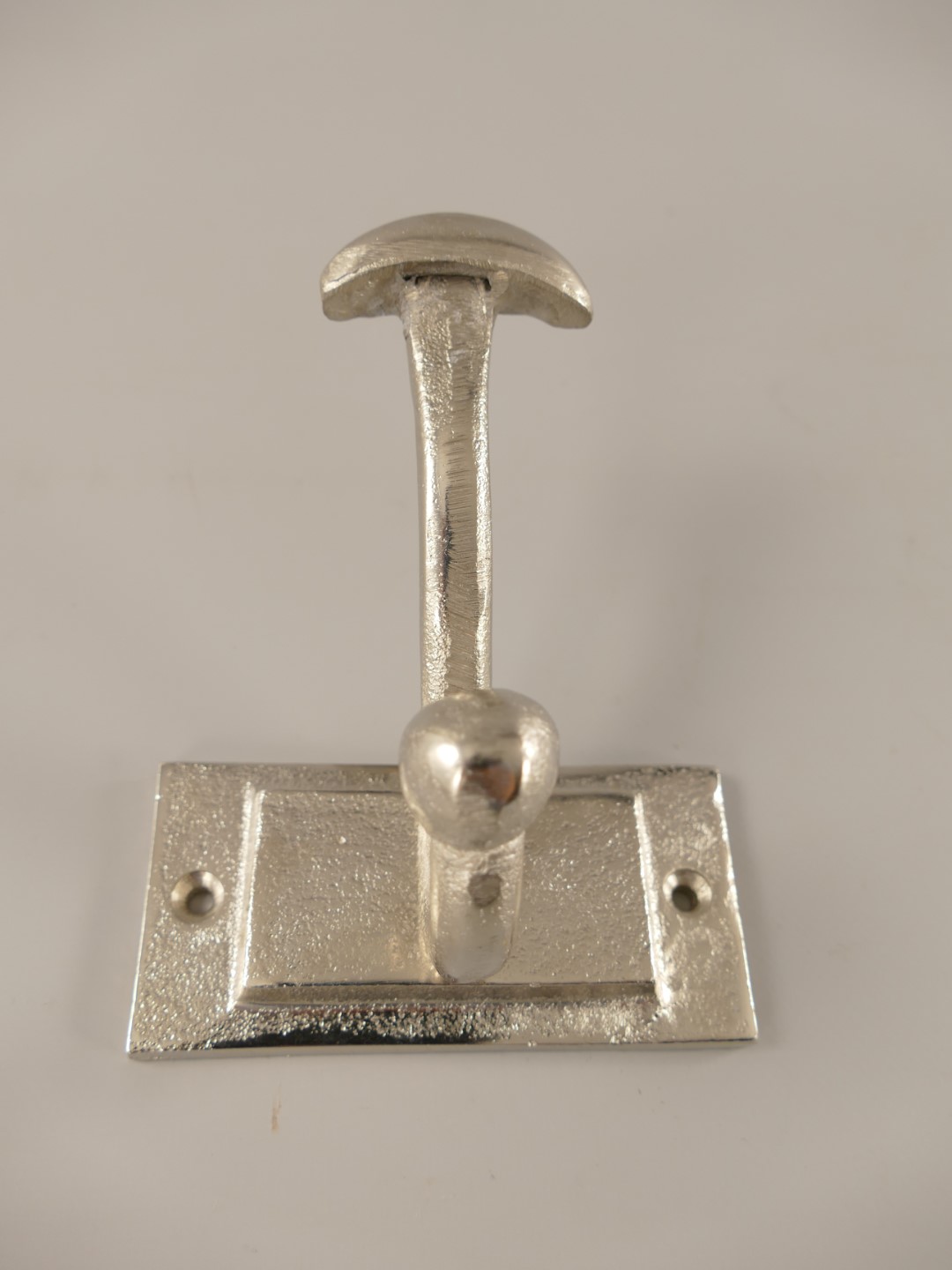 Garderobenhaken Alu vernickel H.13x11cm