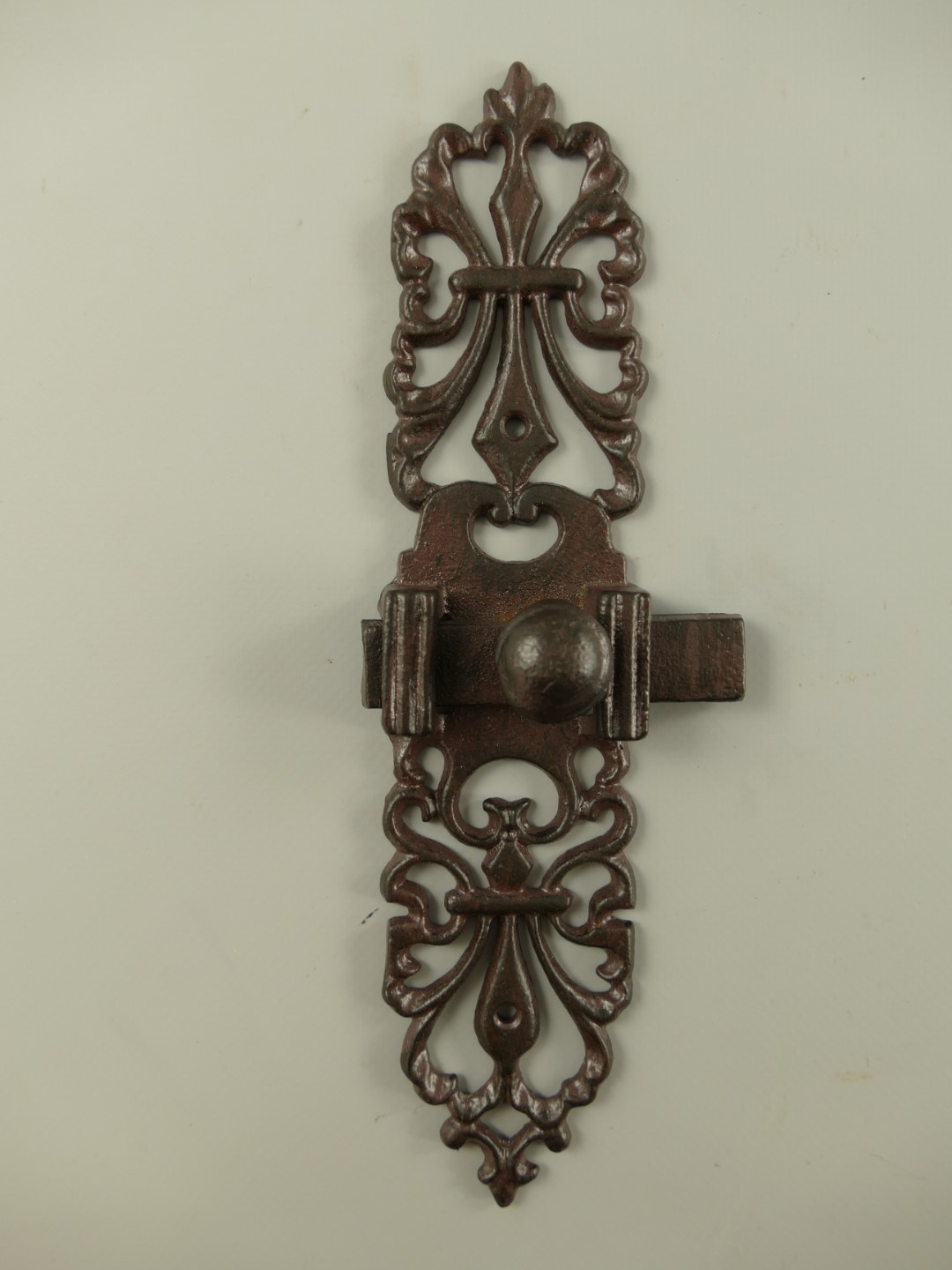 Schubriegel Eisen rustikal braun H.24x8cm