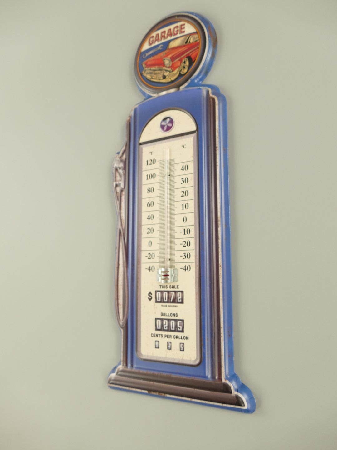 Thermometer Eisen Garage H.48cm