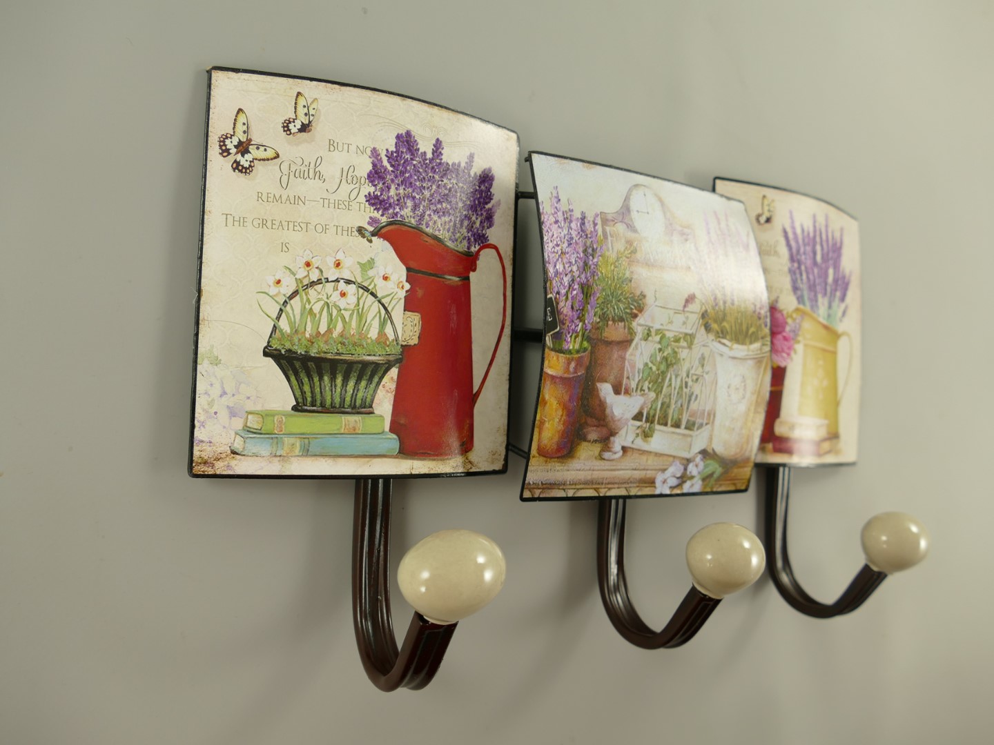 Wandhaken Schild Eisen H.21x39cm P/St.