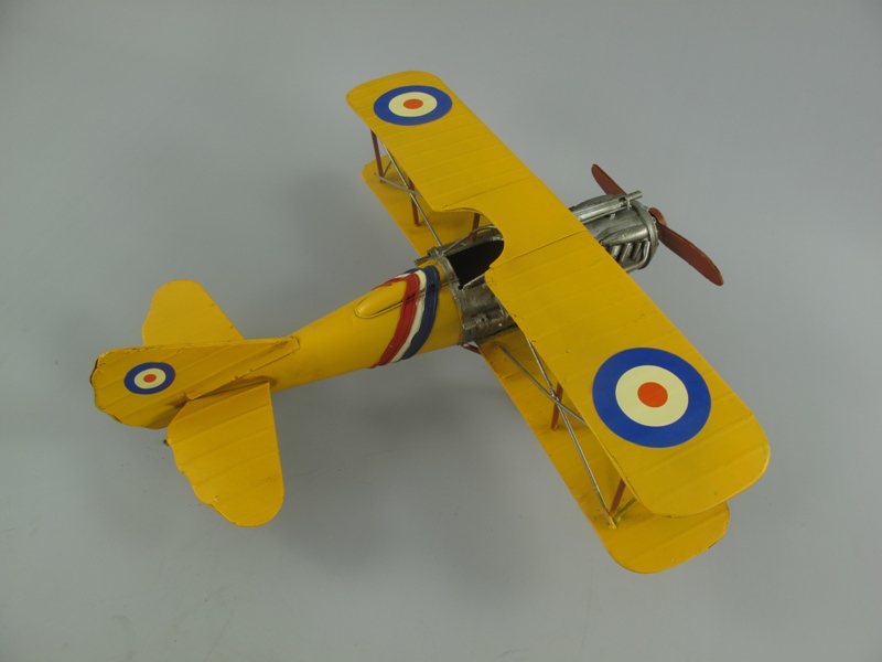 Flugzeug Antik Eisen L.39x42cm