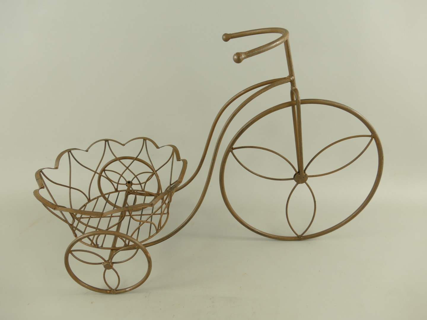 Blumen FAHRRAD rustikal braun L.62cm
