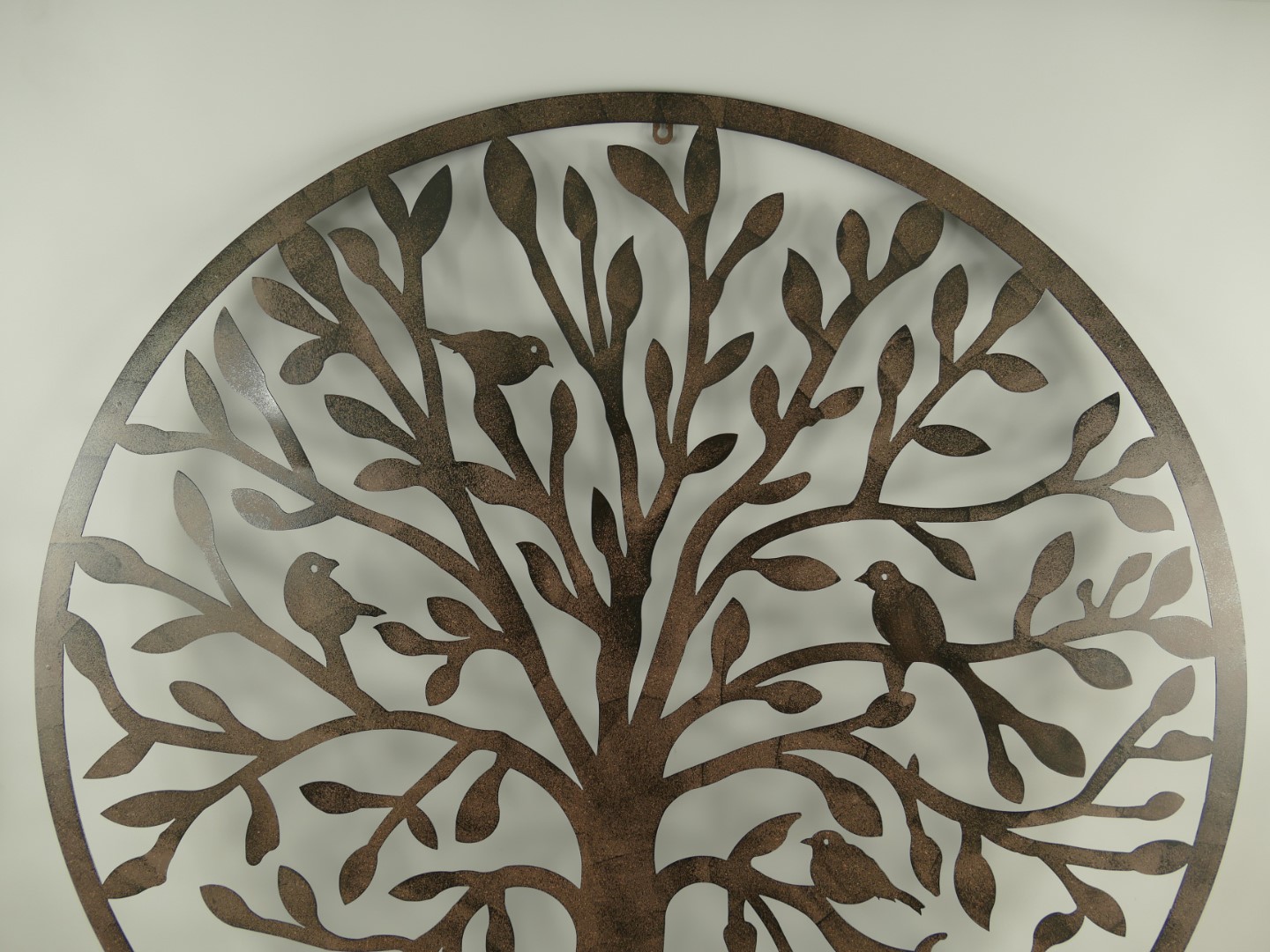 (*)Wand Ornament rustikal Eisen BAUM D.100cm