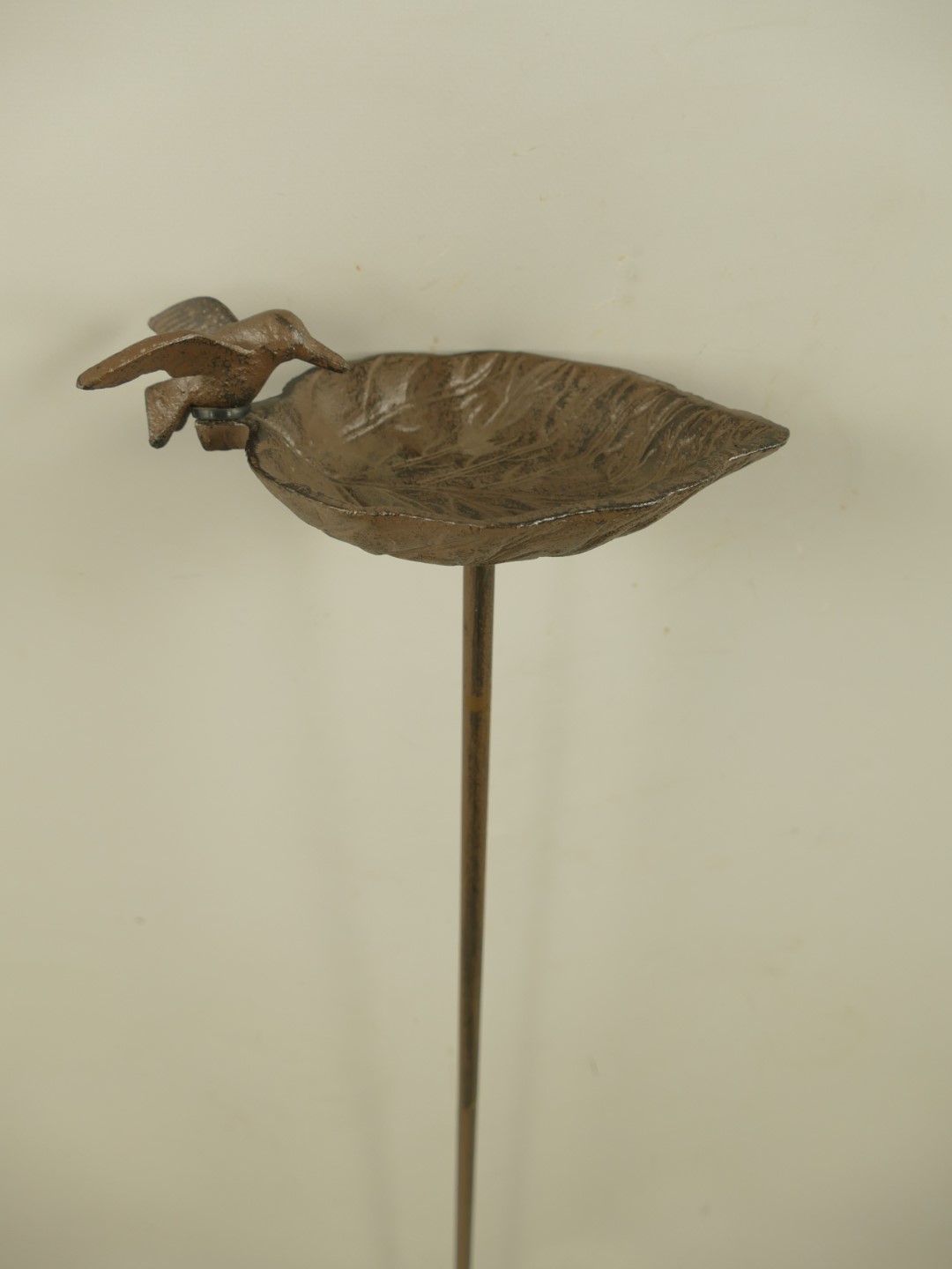 Vogeltränke eisen rustikal braun H.100x20cm