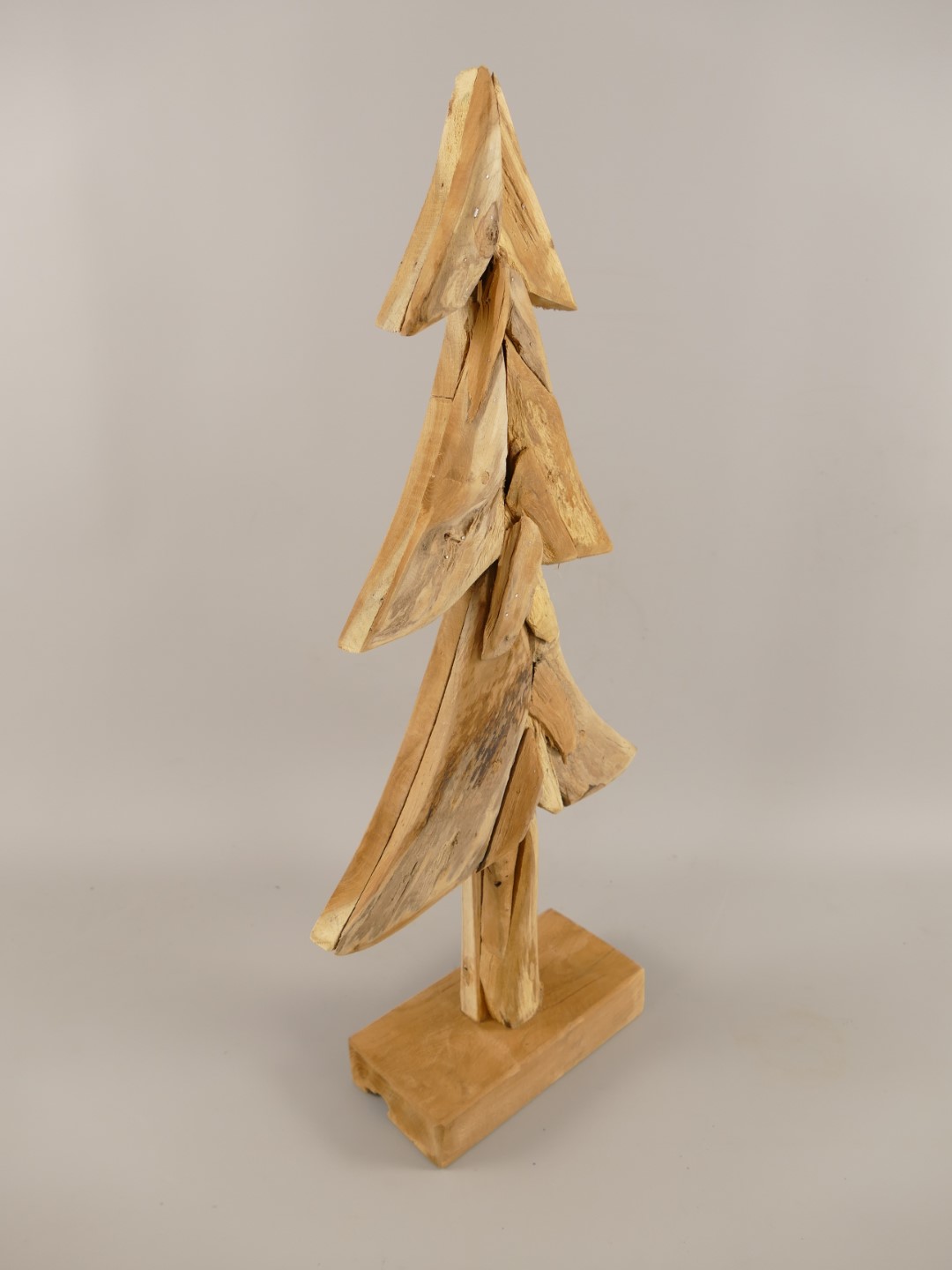 *A? *NT Weinachtsbaum Set/3 Teak H.60/80/100cm SET