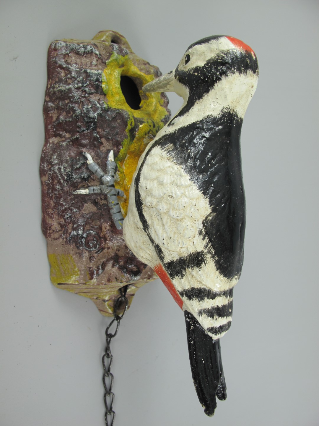 Türklopfer VOGEL Eisen FARBE H.21x13cm