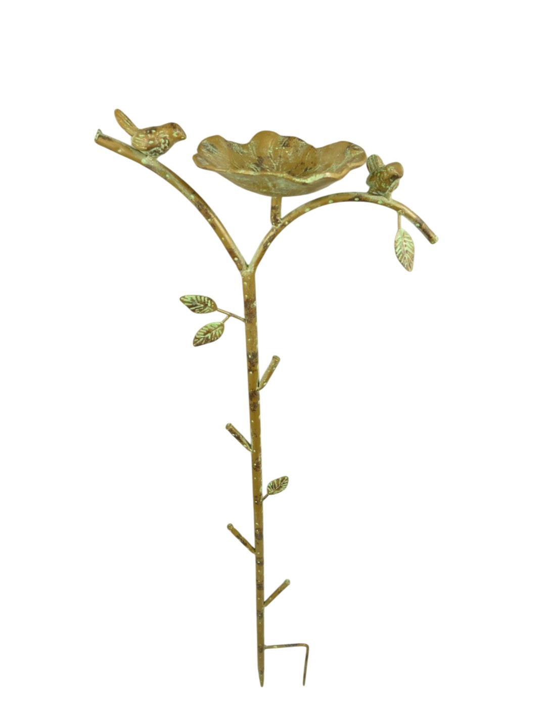 *ANG./SEPT. Vogeltränke Grün farbig H.100cm