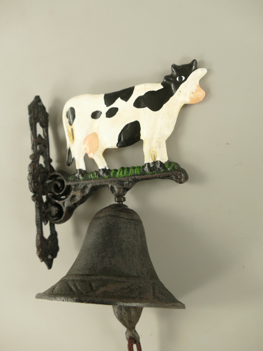 Wandglocke Kuh Gußeisen H.16x15cm