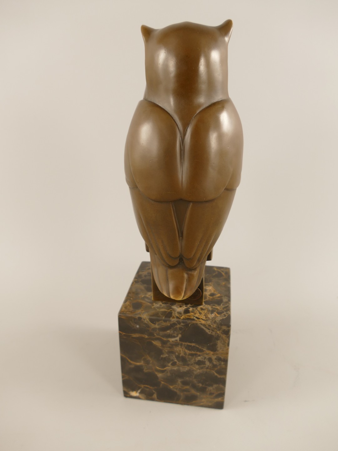 Figur Bronze Eule H.34x10cm