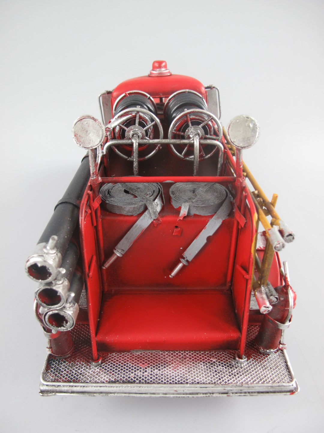 Feuerwehrwagen Antik Eisen L.43x18cm