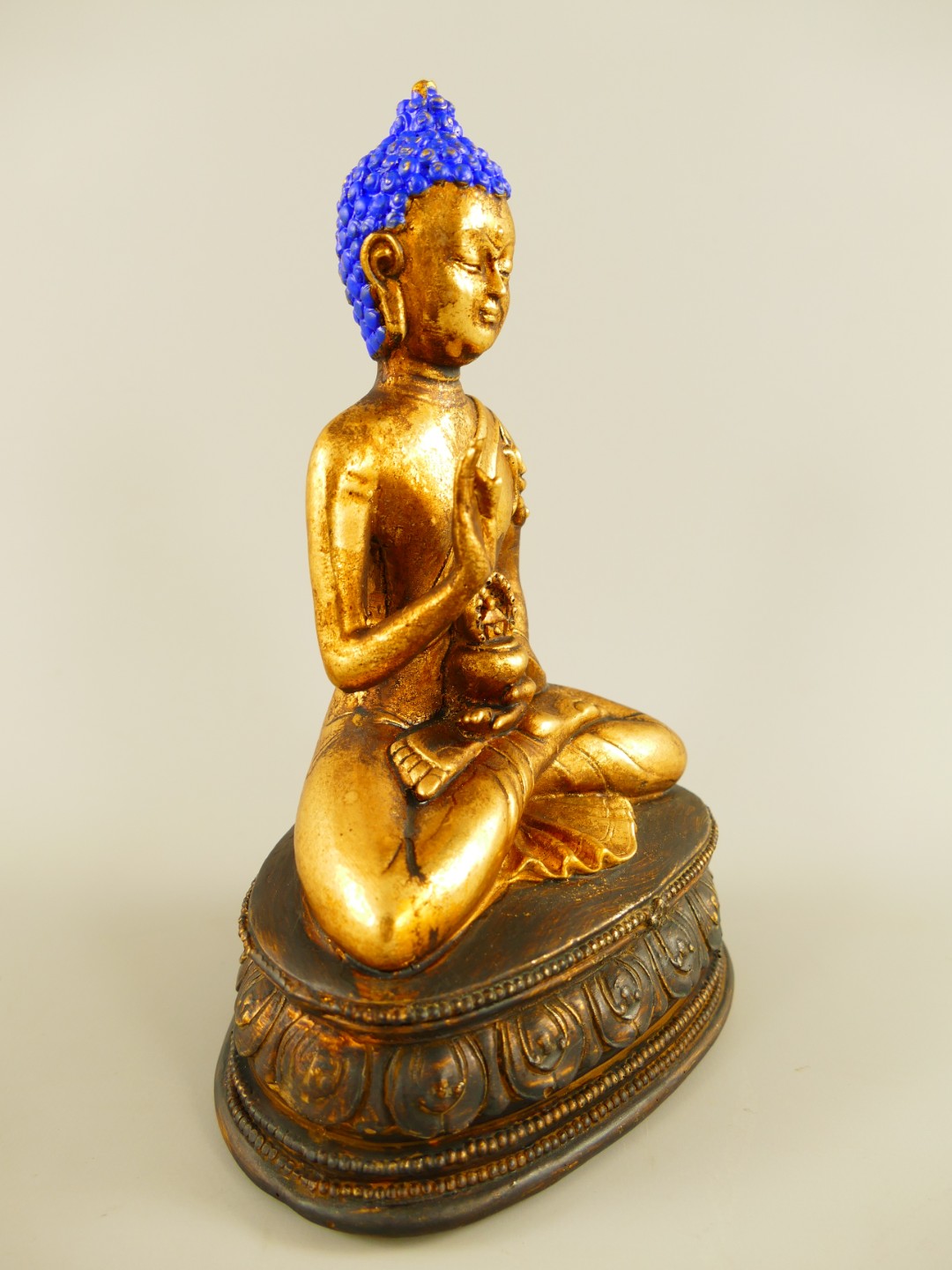 BUDA GOLD!!! Polystein farbe H.22x15cm