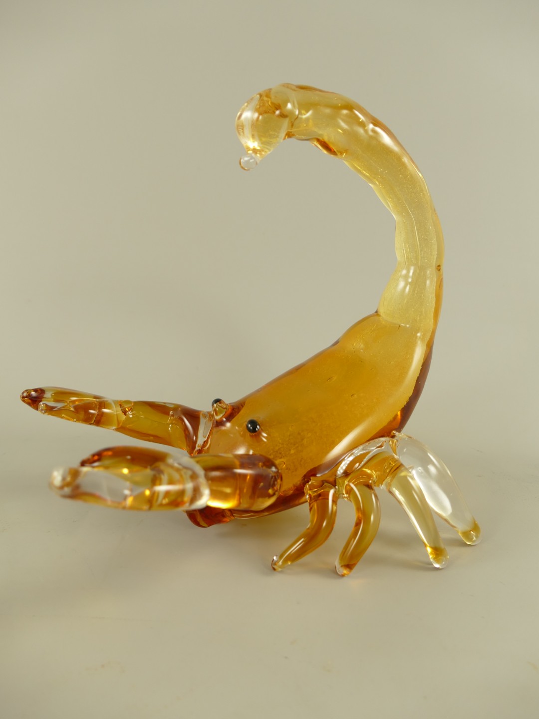 *ANG./SEPT. Glasfigur Skorpione farbe H.18cm