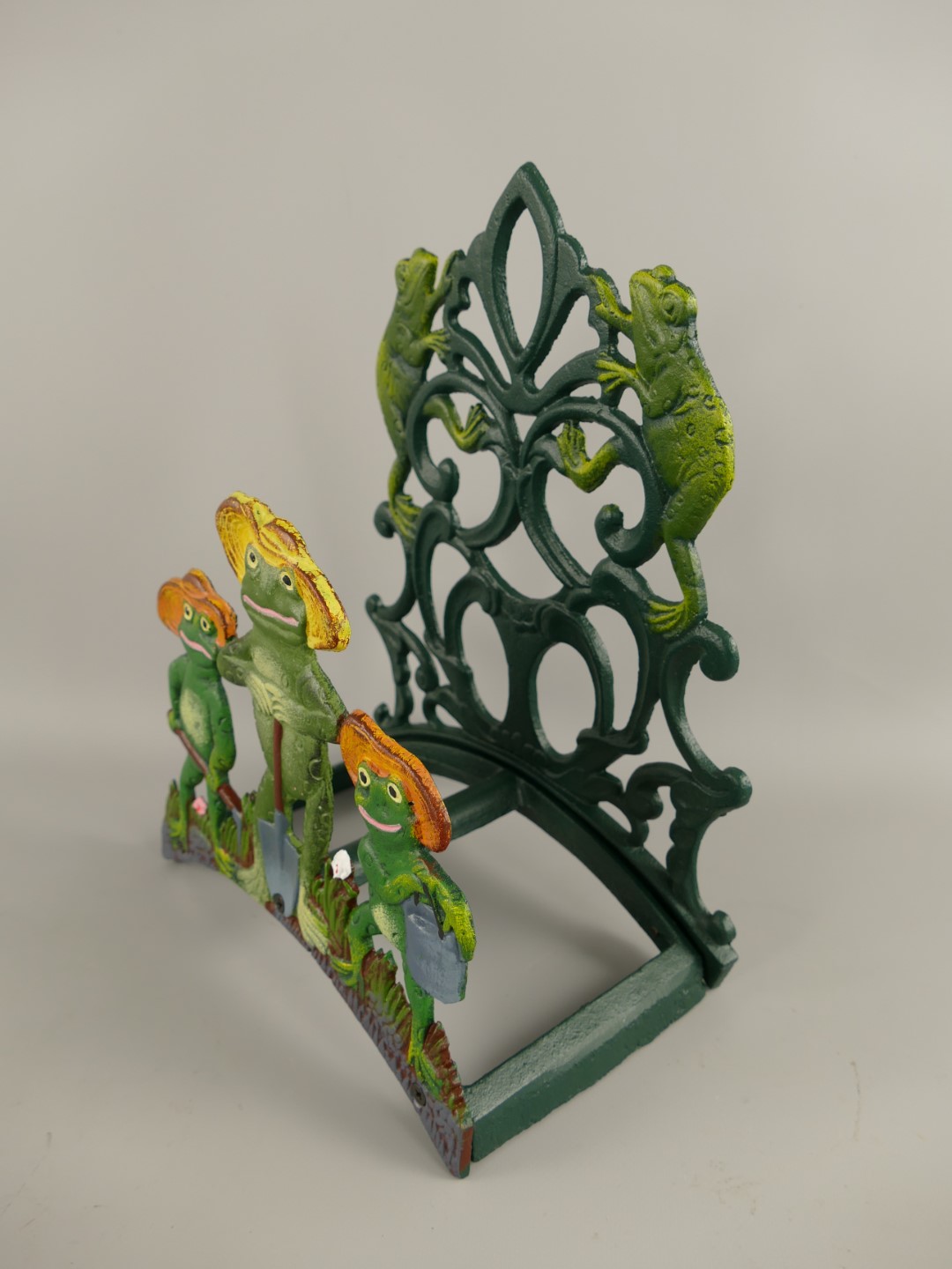 Schlauchhalter FROSCH Gußeisen farbe H.33cm