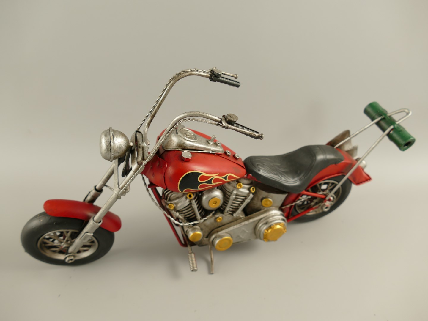 Motor Antik Rot Eisen L.40x20cm