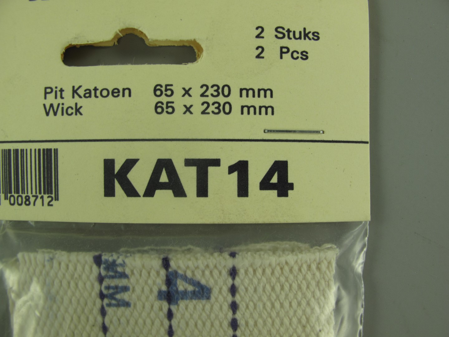 *NT VE=2 Docht 14/15''' Breite 65mm P/St.