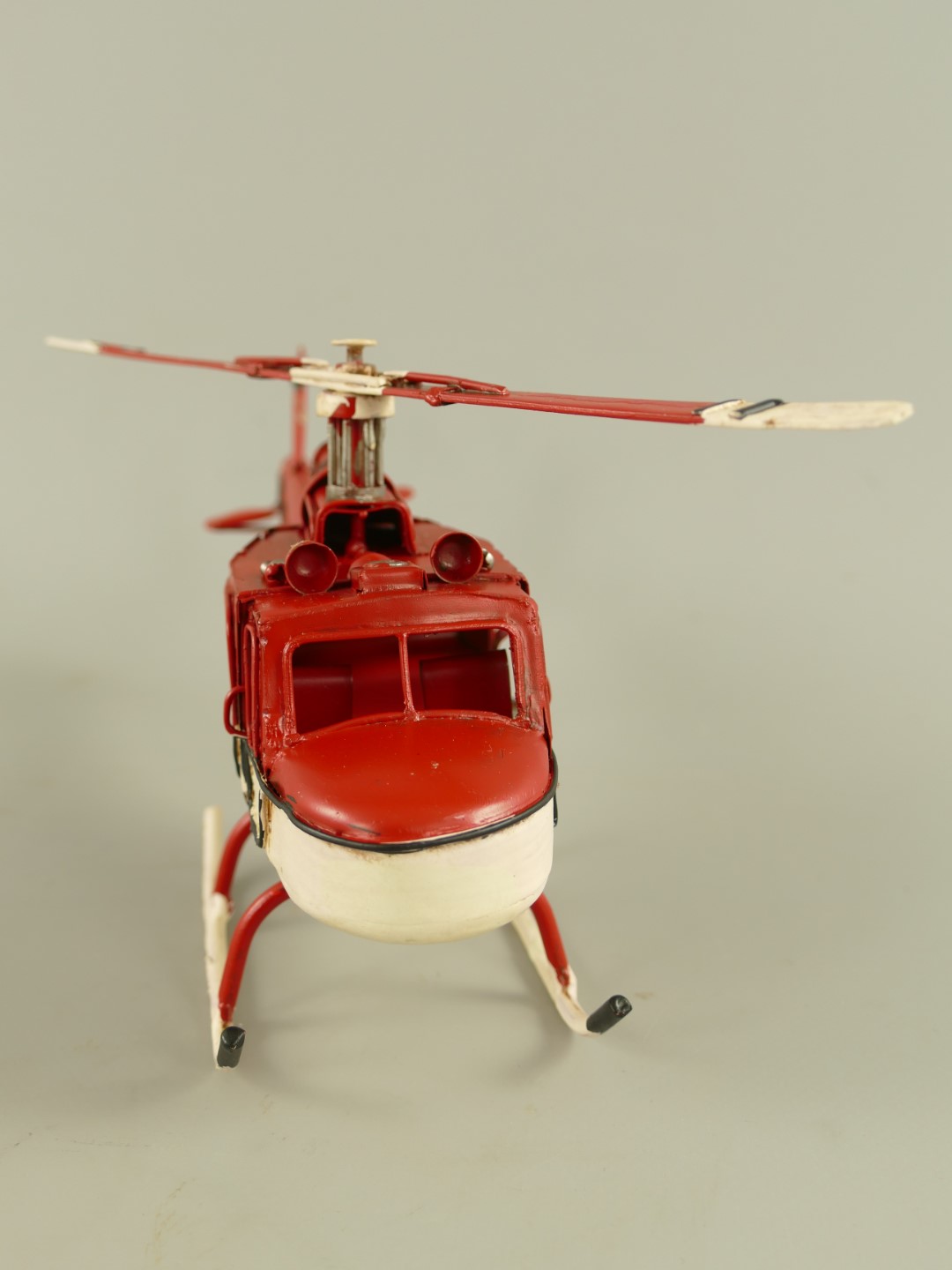 Hubschrauber Antik Eisen L.23cm